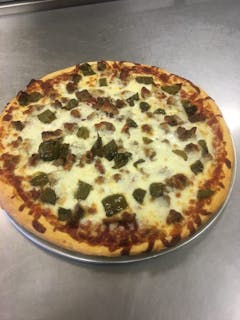 Meatball Pizza