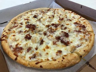 Bacon Chicken Ranch Pizza