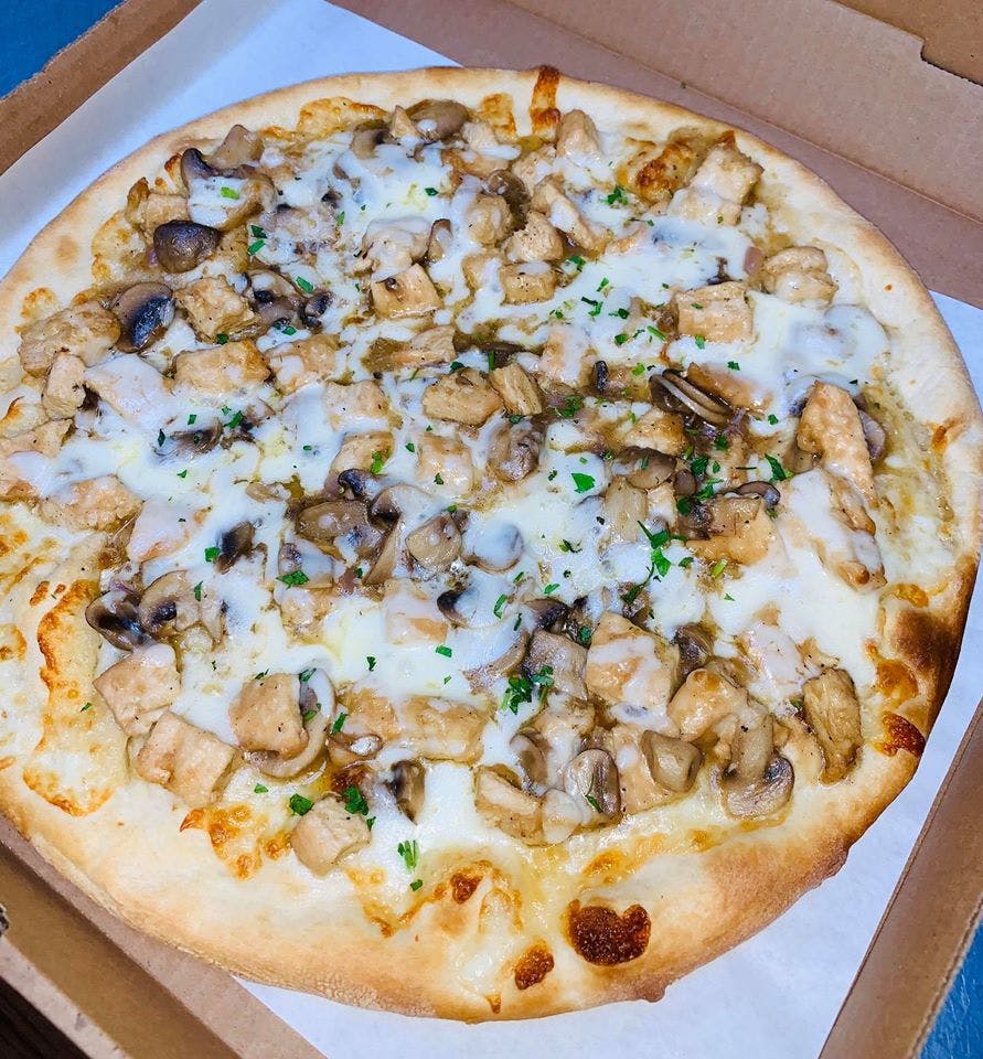 Chicken Marsala Pizza