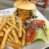 Calabria Burger with Provolone Cheese