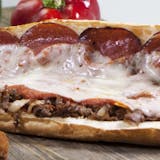 Pepperoni Cheesesteak Sandwich