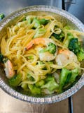Linguini with Broccoli & Shrimp