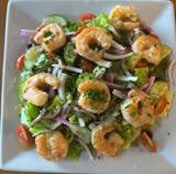Shrimp Over House Salad