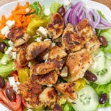Greek Salad with chicken
