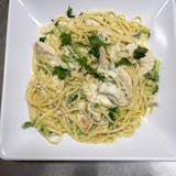 Chicken, Broccoli, Alfredo Pasta