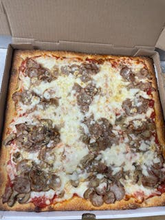 Sicilian Style Cheese Pizza