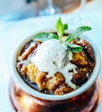 Warm Caramel Bread Pudding