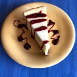 NY-Style Cheesecake with Raspberry