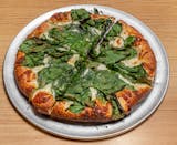 White Pizza with Spinach & Ricotta Cheese