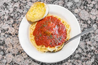 Spaghetti with Meatballs & Meat Sauce