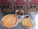 Large 1-Topping Pizza, Basket Sampler, Bread Sticks Special