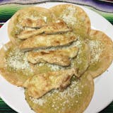 AUTHENTIC  CHALUPAS WITH CHICKEN