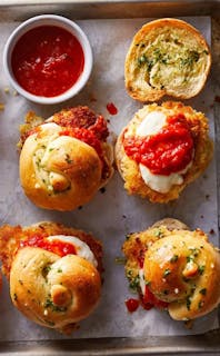 Chicken Parm Garlic Knot Sliders
