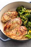 Grilled Chicken with Broccoli Dinner