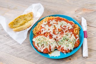 Chicken Parmesan with Spaghetti