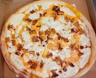 Fresh Mozzarella with Vodka Sauce & Grilled Chicken Pie