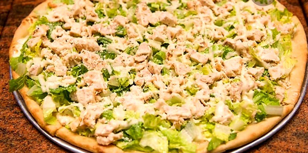 Grilled Chicken Caesar Pizza