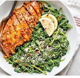 GRILLED CHICKEN WITH SPINACH