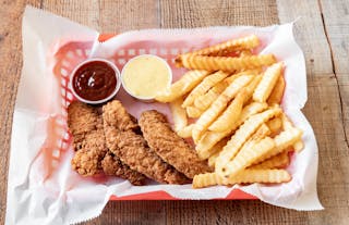 Chicken Fingers with French Fries