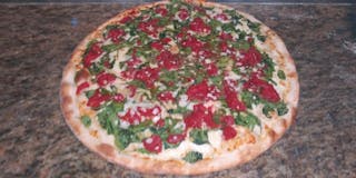 Spinach & Tomato Pizza