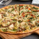 Create Your Own Half & Half Thin Crust Pizza