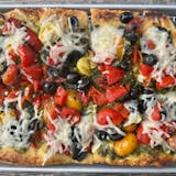 Vegan Veggie Pesto Pizza