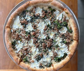 Rabe & Sausage Pie - 12"