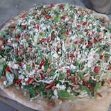 Greek Chicken Salad Pizza