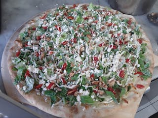 Greek Chicken Salad Pizza