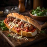 Meatball Parmigiana Sub