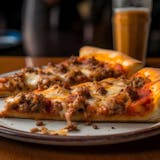 Sausage Pizza Slice