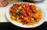 Sweet & Spicy Chicken with Noodles