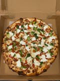 #18 Chicken Special White Pizza