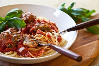 Kid's Spaghetti with Homemade Meatballs