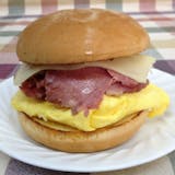Egg, Cheese & Ham Sandwich Breakfast