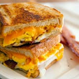 Egg, Cheese & Bacon Sandwich Breakfast