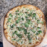 9. Chicken & Broccoli Pizza