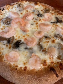 Shrimp Alfredo Pizza