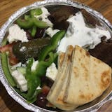 Greek Salad with Gyro Meat