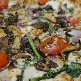Vegetable Pizza with Sauce