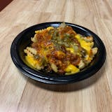 Chili Cheese Fries with Hot Peppers