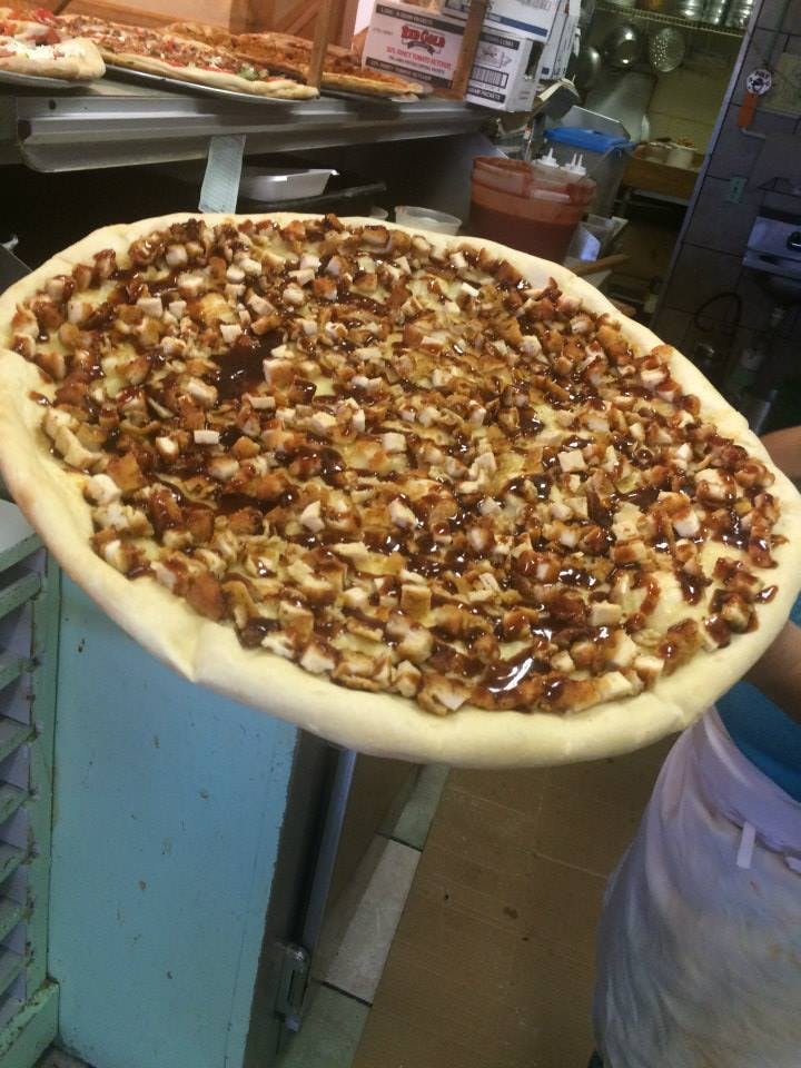 BBQ Chicken Pizza Slice