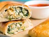 Spinach Calzone with Chicken