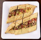 Meat Chunks Pide Pizza