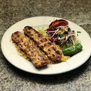 Chicken Adana Kebab Plate
