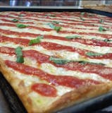 Grandma Pizza with Fresh Mozzarella