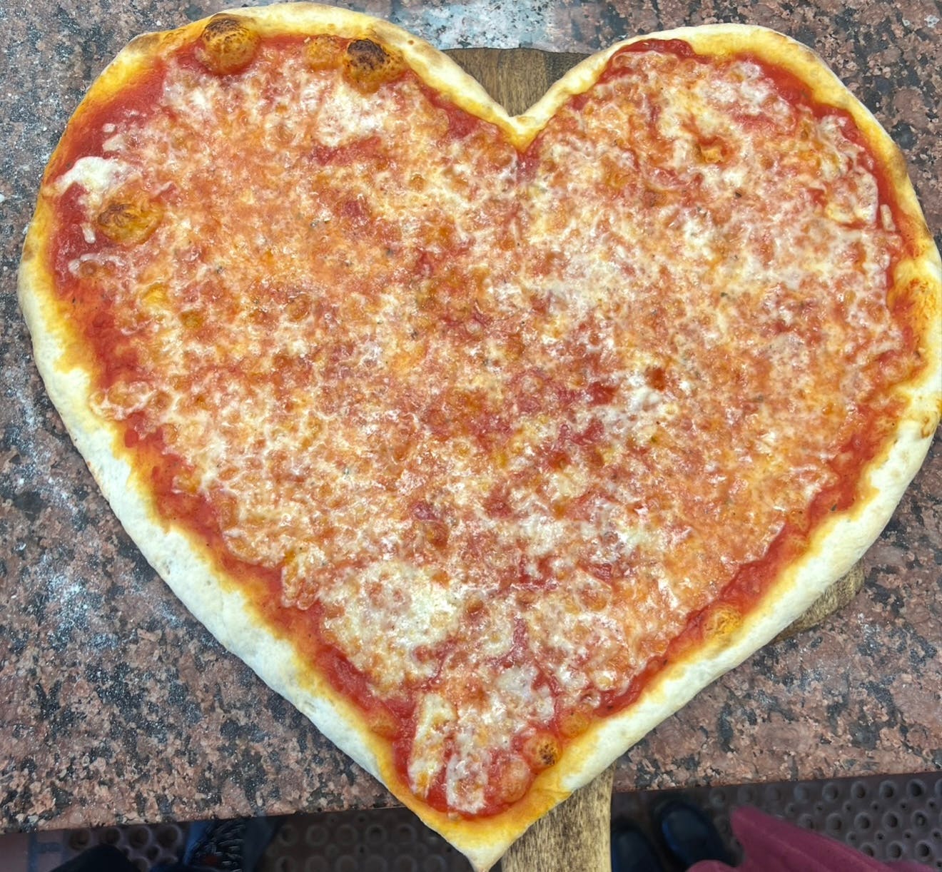 Heart Shaped Pizza