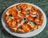 Vegetarian Special Gluten Free Crust Pizza