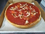 Cheese Chicago Style Deep Dish Crust Pizza