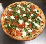 White Broccoli Ricotta & Tomatoes Pizza